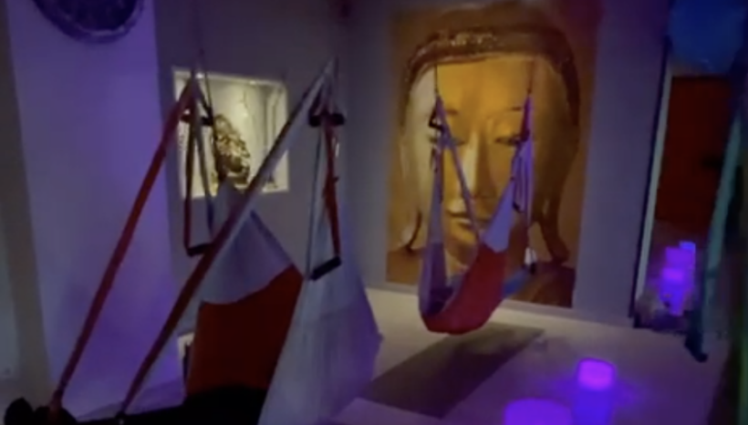 Yogaaereo + Baño de Cuencos de Cuarzo Yogaaereo + Baño de Cuencos de Cuarzo