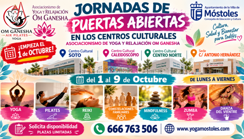 Jornadas de Puertas Abiertas | Del 1 al 9 de octubre. Empezamos el 1 de Octubre